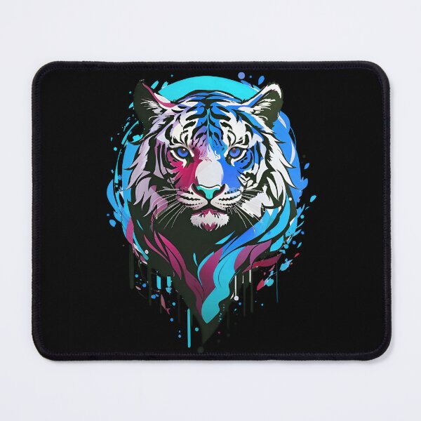 Item preview, Detailed Colorful Tiger Face Iluustration designed and sold by Noblegraphics.