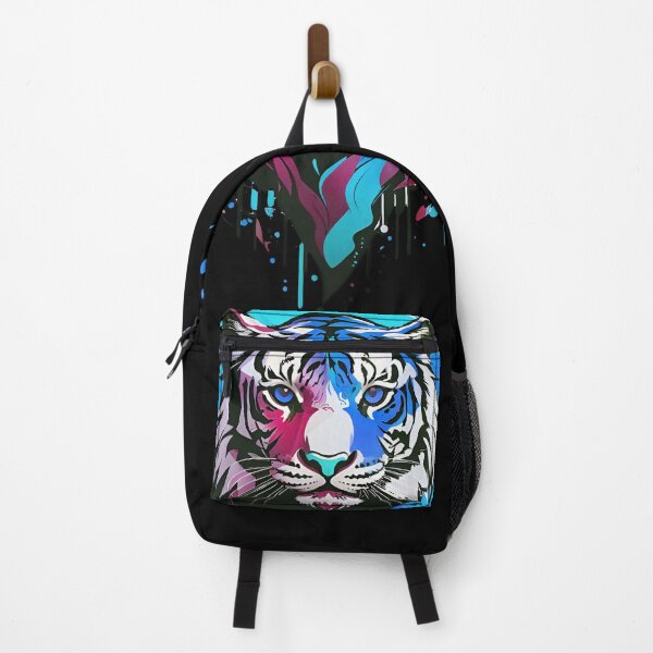 Item preview, Detailed Colorful Tiger Face Iluustration designed and sold by Noblegraphics.