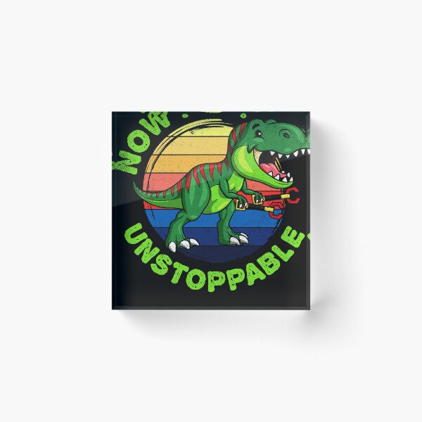 Item preview, Now I Am Unstoppable Funny T-Rex T-Shirt designed and sold by nixonz.