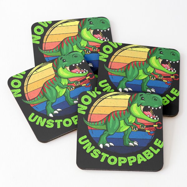 Item preview, Now I Am Unstoppable Funny T-Rex T-Shirt designed and sold by nixonz.