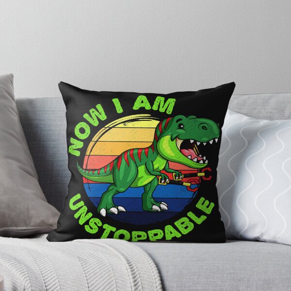 Item preview, Now I Am Unstoppable Funny T-Rex T-Shirt designed and sold by nixonz.
