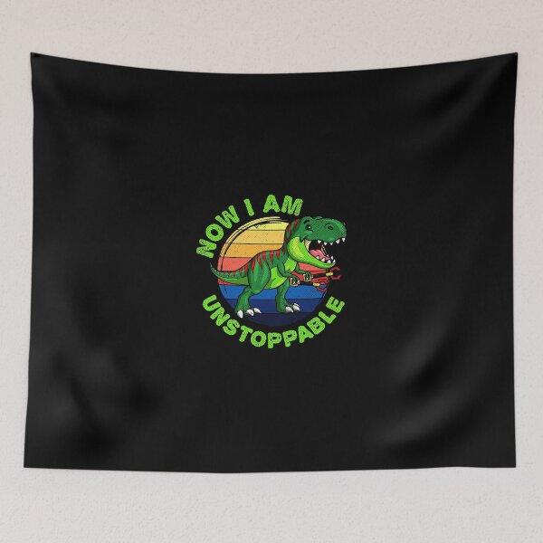 Item preview, Now I Am Unstoppable Funny T-Rex T-Shirt designed and sold by nixonz.