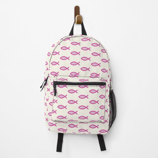 Item preview, pink ichthys Christian Jesus fish designed and sold by Sheen-designs.