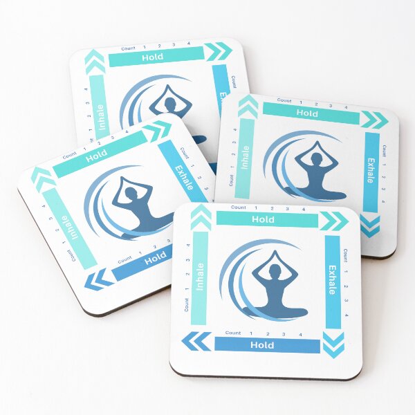 Item preview, Breathing square Blue designed and sold by Stylewhimsy.