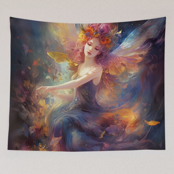 Item preview, Floral Garden Fairy 10 designed and sold by Red Witch Art.