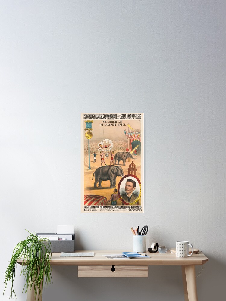 STK501831A-Vintage circus poster.