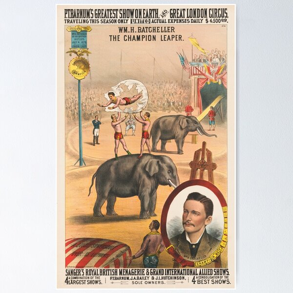 Item preview, STK501831A-Vintage circus poster. designed and sold by StocktrekImages.