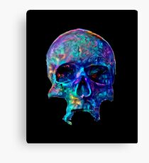 Unique Psychedelic Skull Canvas Print
