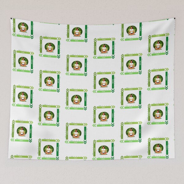 Item preview, Breathing square Green designed and sold by Stylewhimsy.