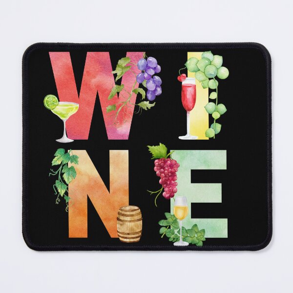 Item preview, WINE letter art designed and sold by BALQYS.