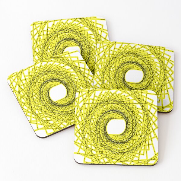Item preview, Abstract geometric pattern - yellow. designed and sold by K.S ART.