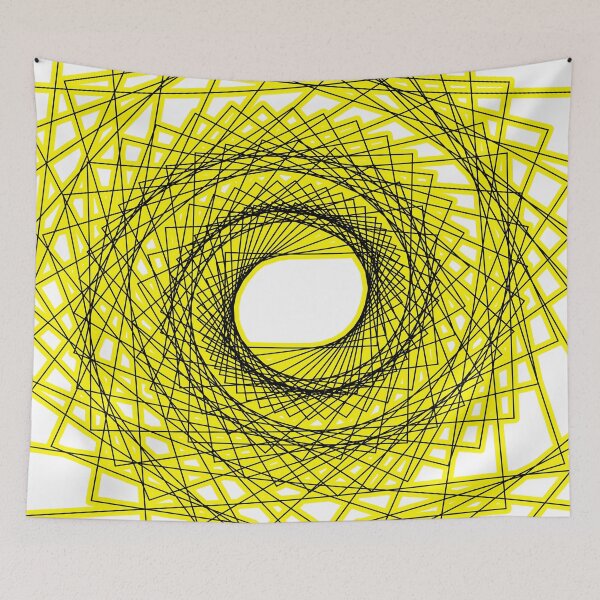 Item preview, Abstract geometric pattern - yellow. designed and sold by K.S ART.