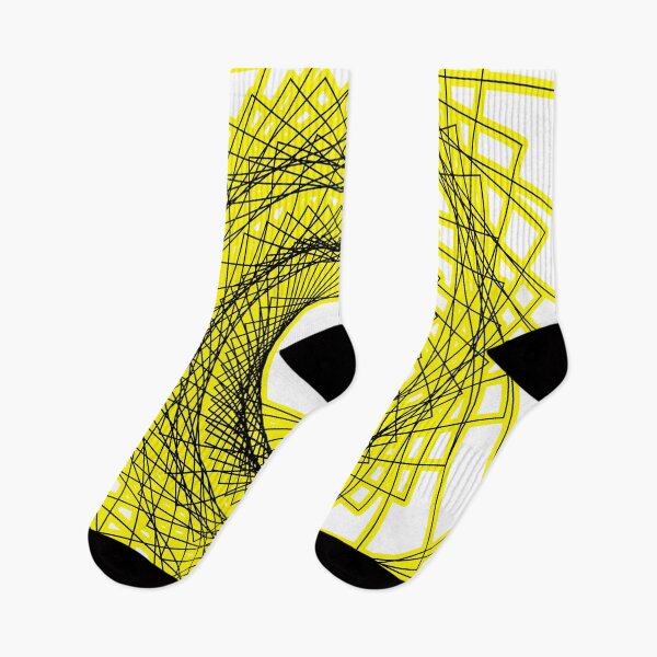 Item preview, Abstract geometric pattern - yellow. designed and sold by K.S ART.