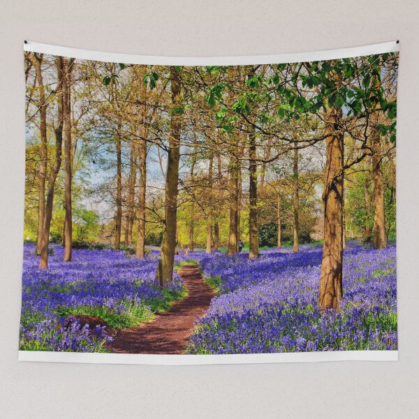 Item preview, Bluebell Woods Greys Court Oxfordshire England UK designed and sold by AndyEvansPhotos.