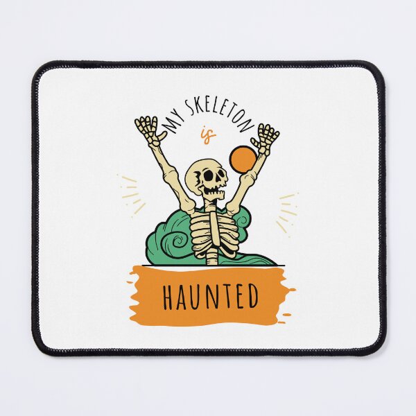 Item preview, Funny Spoonie Chronic Illness Chronic Pain Halloween My Skeleton is Haunted designed and sold by positivelyrheum.