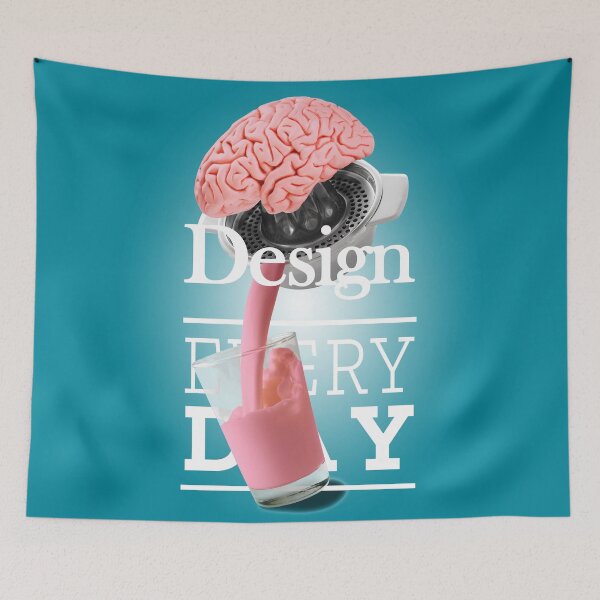 Item preview, Brain Juice - "Design Every Day" designed and sold by CatByDesign.