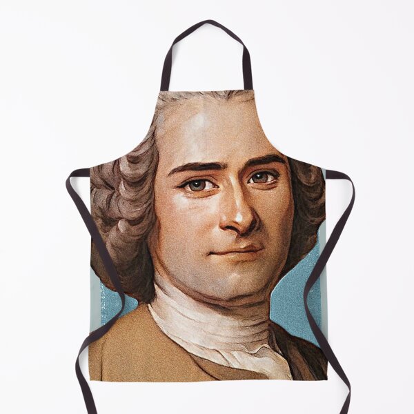 Item preview, French Philosopher Jean-Jacques Rousseau - sapphire - illustration designed and sold by Litstoy.