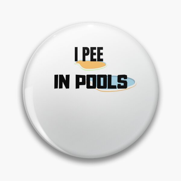 Item preview, I Pee in Pools Funny Sticker designed and sold by Lab4YourStyle.