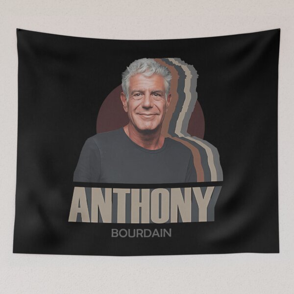 Item preview, anthony bourdain retro 80s designed and sold by AdFreeBrice.
