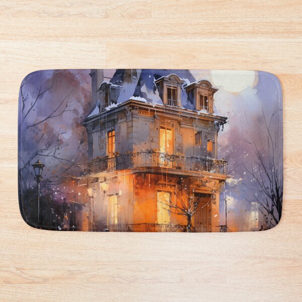 Item preview, Old Victorian House in watercolor 2 designed and sold by Red Witch Art.