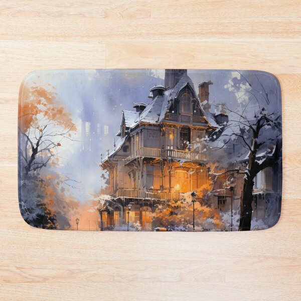 Item preview, Old Victorian House in watercolor 3 designed and sold by Red Witch Art.