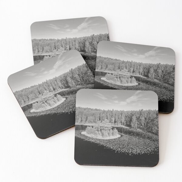 Item preview, That little island down there in  Koukkujarvi bw designed and sold by Jouko Lehto Photography.