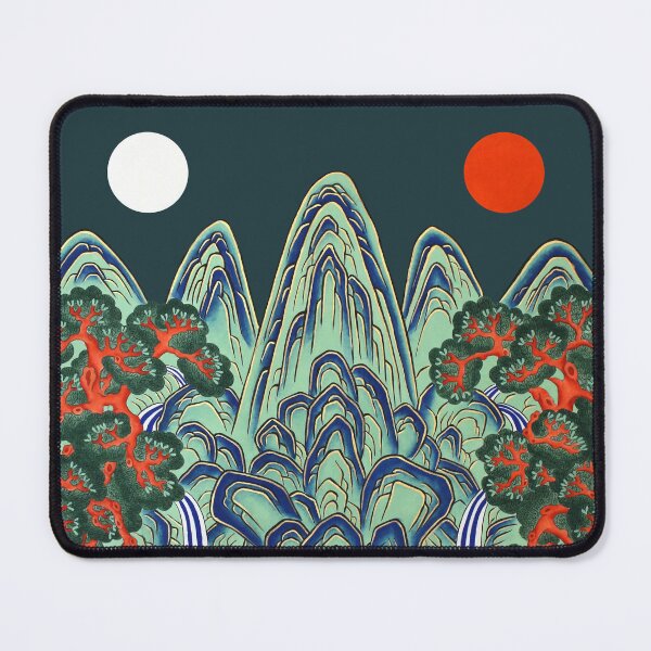 Item preview, Korean Traditional Landscape painting designed and sold by VeronicaPrint.