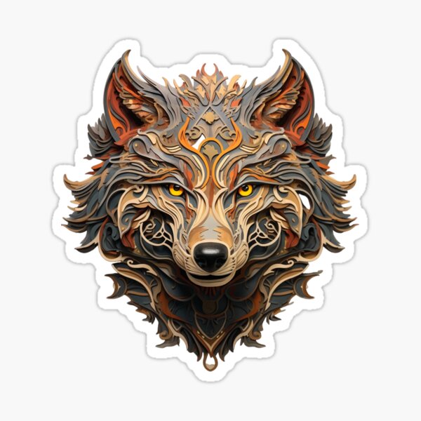 Tribal Wolf Therian Charm -  México