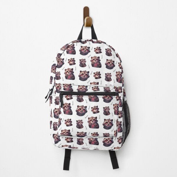 Item preview, Enthralled Raccoon Sticker Pack Sticker and T-shirt design by Zeesdesign designed and sold by ZEESDESIGN.