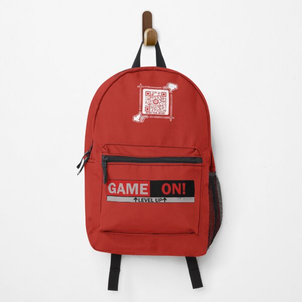 Item preview, Game On! - Level UP Gaming Logo V1 (Red/Black/Gray) designed and sold by Visual Resolutions.
