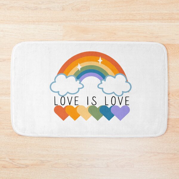 Item preview, Love is Love - rainbow and clouds designed and sold by priyankajustine.
