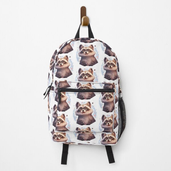 Item preview, Excited to see you Raccoon Sticker and shirt design by Zeesdesign designed and sold by ZEESDESIGN.