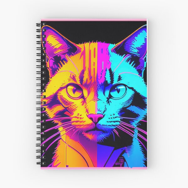 Item preview, Synthwave Cat designed and sold by InkedPixel.