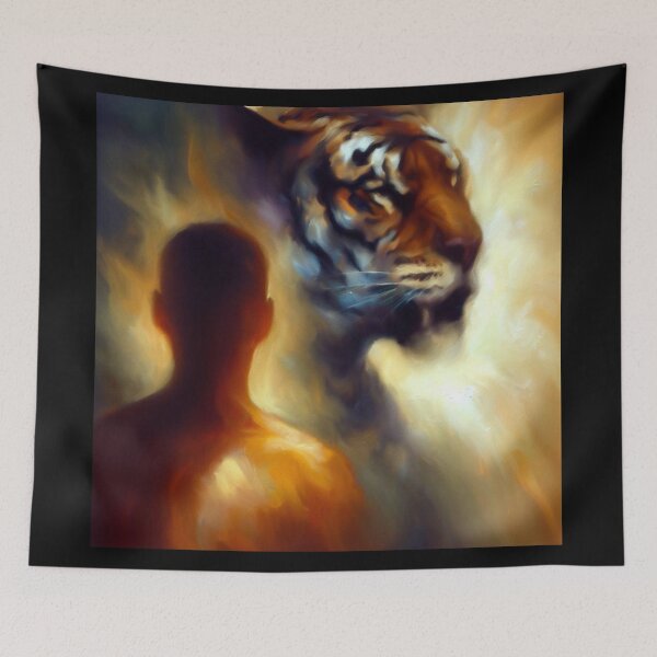 Item preview, Spirit Animal Tiger 2 designed and sold by CrankyOldDude.
