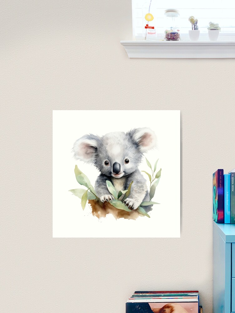 Cute Koala Canvas Wall Art - gabo and mateo designs