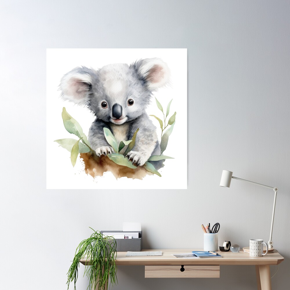 Koala Bear Animal Graphic Gifts For Koala Lovers Digital Art by Fancy  Lifestyle Art - Fine Art America