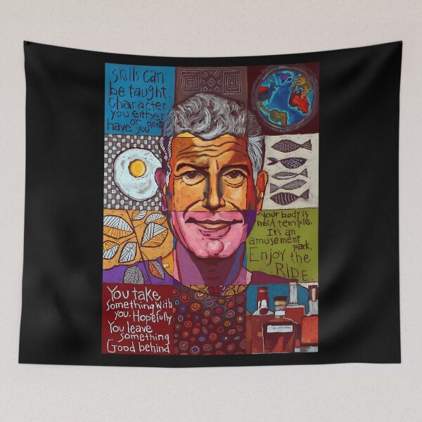 Item preview, Anthony Bourdain Collage designed and sold by BoutiqueAvery.