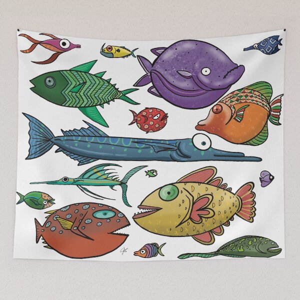 Item preview, Crazy Fishes designed and sold by Red-Lionfish.
