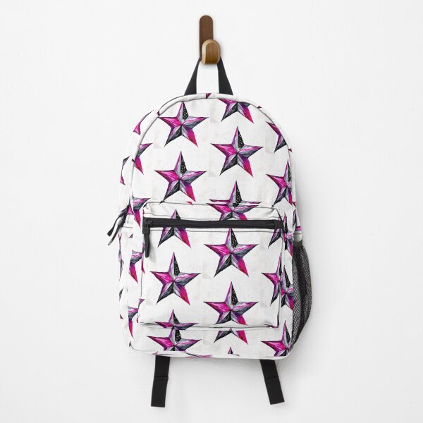 Item preview, Star Design Fuchsia, purple, gray, silver, black designed and sold by Highlandkings.