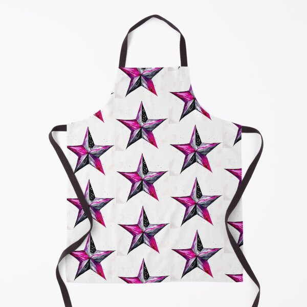 Item preview, Star Design Fuchsia, purple, gray, silver, black designed and sold by Highlandkings.