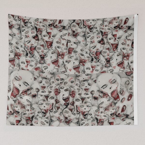 Item preview, More Faces, faces, screaming faces. Faces everywhere. Screaming designed and sold by Glenbobagins.