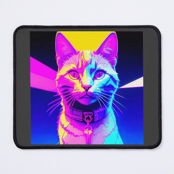 Item preview, Synthwave Cat designed and sold by InkedPixel.