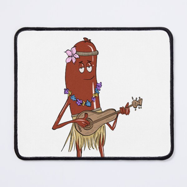 Item preview, Hawaii Funny Sausage playing ukulele designed and sold by luvrest.