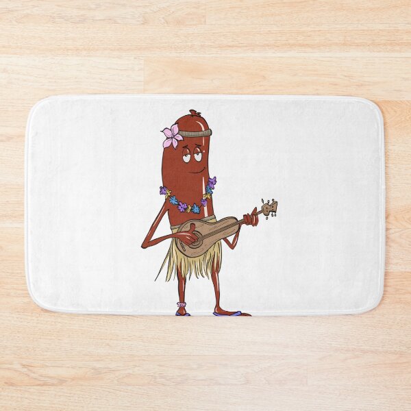 Item preview, Hawaii Funny Sausage playing ukulele designed and sold by luvrest.