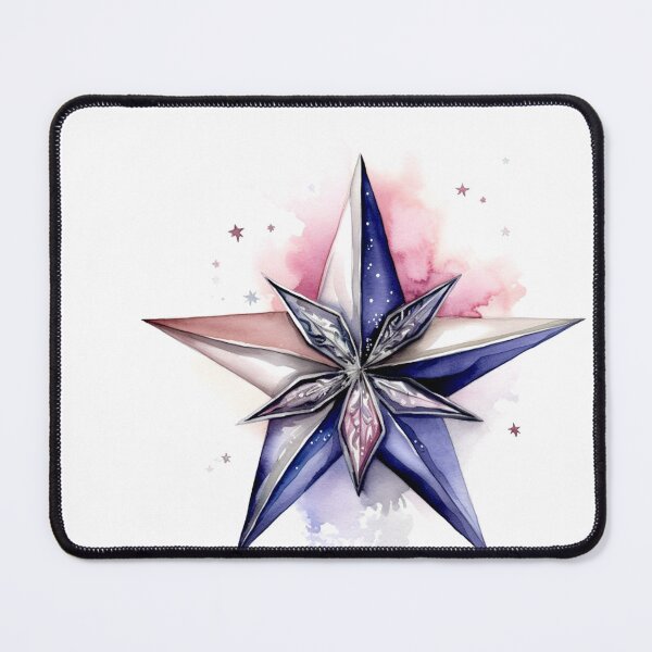 Item preview, Star Design Lavender, blush, navy, gray, silver 2 designed and sold by Highlandkings.
