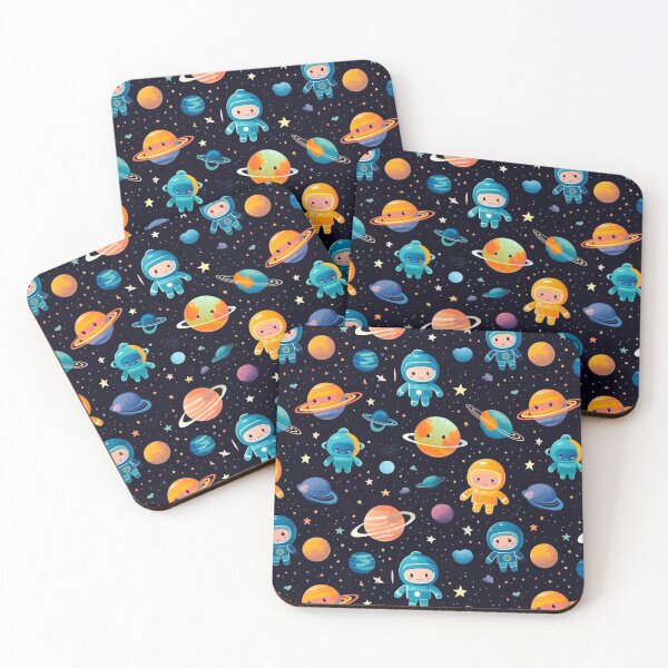 Item preview, Kawaii Space with cute planets designed and sold by LadiivPloy.