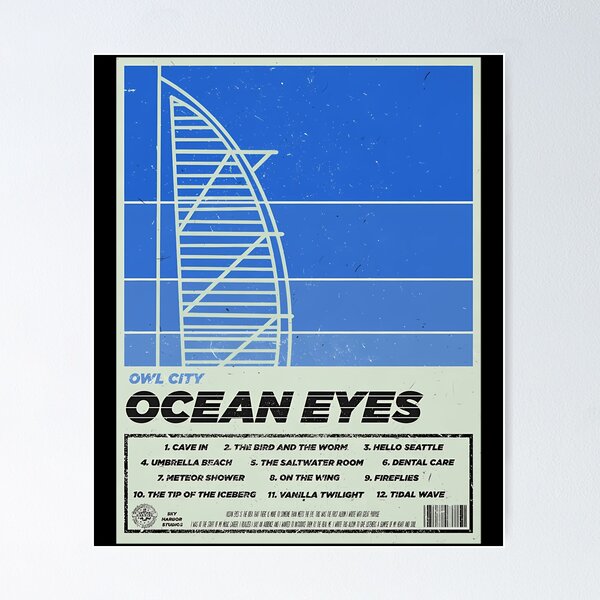 Artikel-Vorschau von Owl City - Ocean Eyes Retro-Poster, designt und verkauft von jefferyeiman.