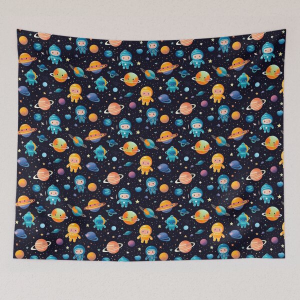 Item preview, Kawaii Space with cute planets designed and sold by LadiivPloy.