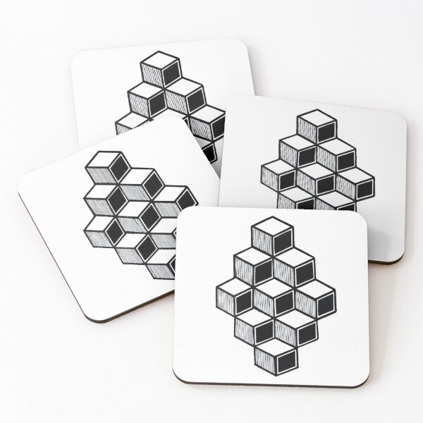 Item preview, Angular perception pattern designed and sold by EyeCreateLines.