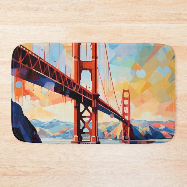 Item preview, Golden Gate Bridge Abstract Art - California  designed and sold by ArsUrbis.